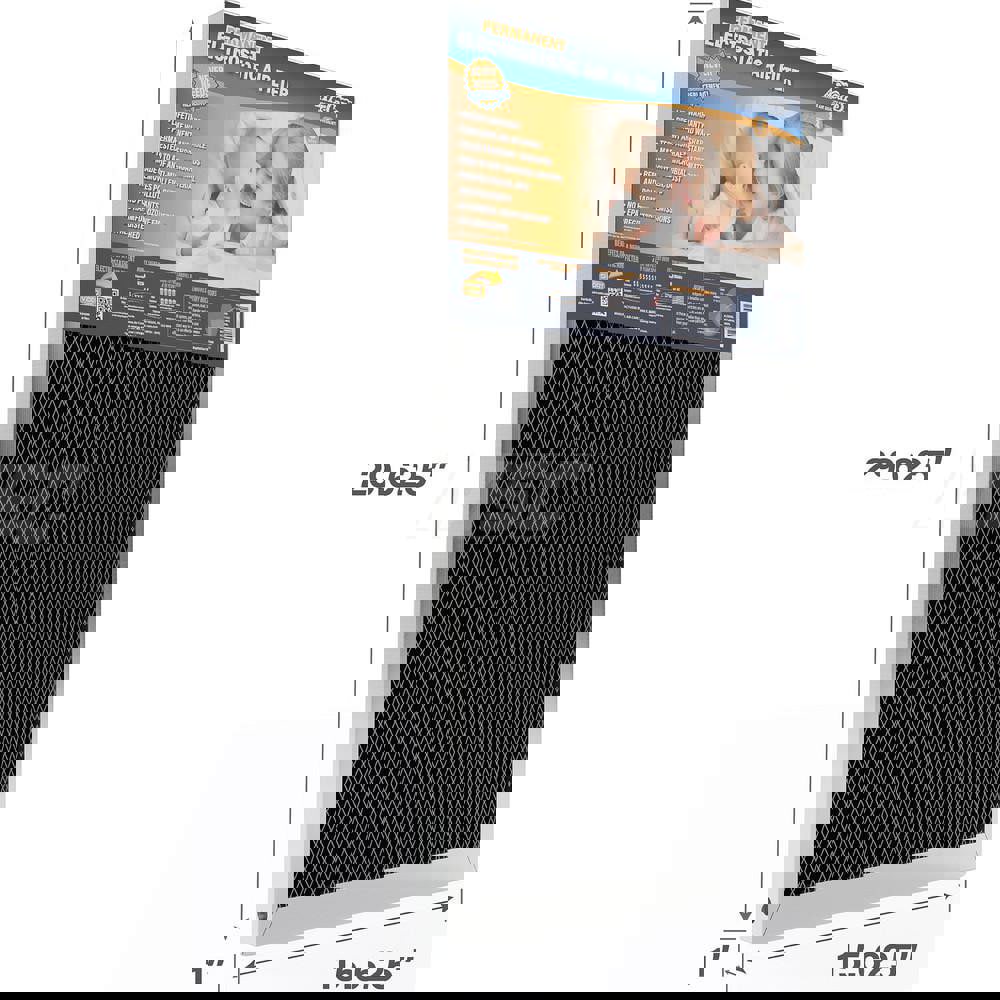 Pleated & Panel Air Filters; Filter Type: Permanent; Reusable Filter; Washable; Filter Efficiency: 94; Media Material: Anti-Microbial Woven Polypropylene; Frame Material: Galvanized Steel; Air Flow: 1180; Maximum Velocity: 295 FPM; Nominal Depth: 1; Nomin